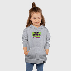 Толстовка детская хлопковая Байки из склепа, цвет: меланж — фото 2