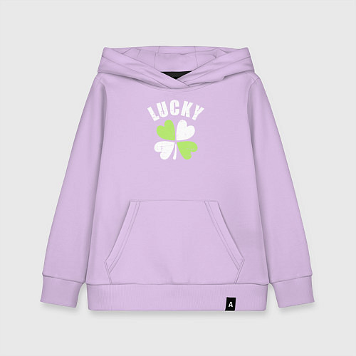 Детская толстовка-худи Lucky day / Лаванда – фото 1