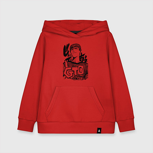 Детская толстовка-худи Эйкити Онидзука - GTO / Красный – фото 1