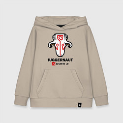 Толстовка детская хлопковая Juggernaut Dota 2, цвет: миндальный