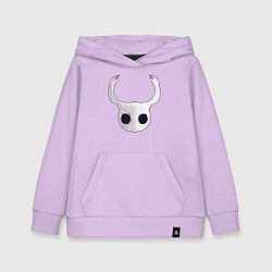 Толстовка детская хлопковая Hollow Knight - жуткая маска, цвет: лаванда