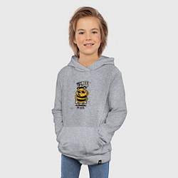 Толстовка детская хлопковая Why bee cause im cool, цвет: меланж — фото 2