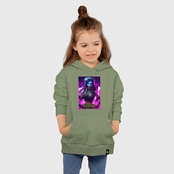 Толстовка детская хлопковая League of Legends Akali Kda, цвет: авокадо — фото 2
