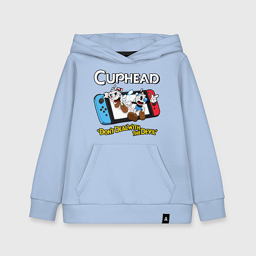 Детская толстовка-худи Switch cuphead / Мягкое небо – фото 1