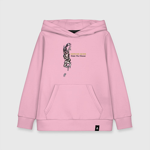 Детская толстовка-худи Depeche Mode - Shake the disease single / Светло-розовый – фото 1