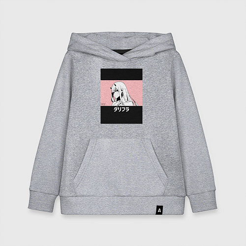 Детская толстовка-худи Франкс Зеро Ту / Меланж – фото 1