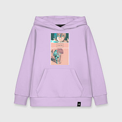 Толстовка детская хлопковая Божество Ято, цвет: лаванда