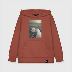 Толстовка детская хлопковая Для тебя Бессмертный Фуши, цвет: кирпичный