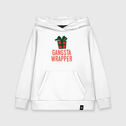 Детская толстовка-худи Gangsta wrapper