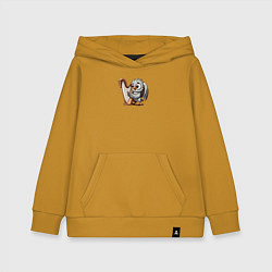 Детская толстовка-худи Гарпия играет на арфе и поет