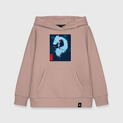 Детская толстовка-худи Принцесса Мононоке-волчица Моро