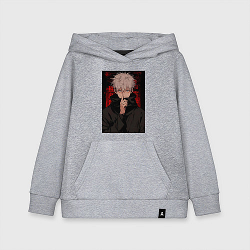 Детская толстовка-худи Магическая битва Тогэ Инумаки / Меланж – фото 1