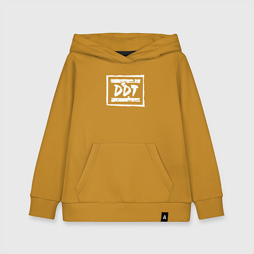 Детская толстовка-худи ДДТ - рок группа / Горчичный – фото 1