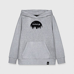 Толстовка детская хлопковая Night Santa Claus, цвет: меланж