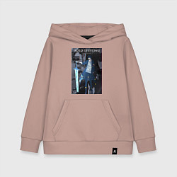 Толстовка детская хлопковая Поднятие уровня в одиночку Джину Сон Пробуждённый, цвет: пыльно-розовый