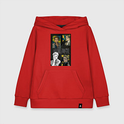 Толстовка детская хлопковая Магическая битва Кэнто Нанами работник, цвет: красный