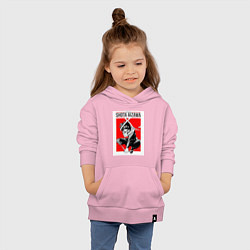 Толстовка детская хлопковая Моя геройская академия Сёта Айдзава, цвет: светло-розовый — фото 2