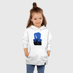 Толстовка детская хлопковая Сенуа - Хеллблейд, цвет: белый — фото 2