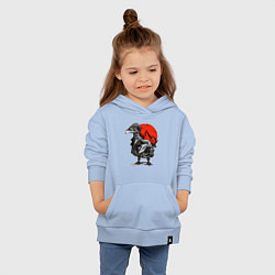 Толстовка детская хлопковая BMW GS Гусь, цвет: мягкое небо — фото 2