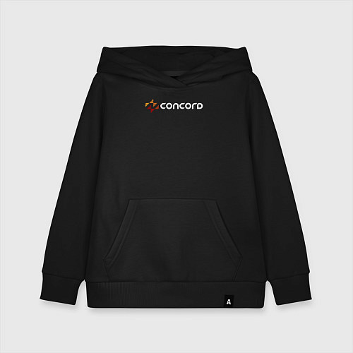 Детская толстовка-худи Concord logo game / Черный – фото 1