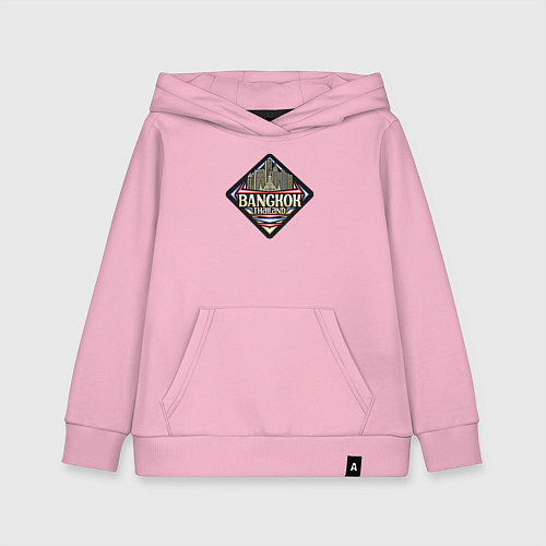 Детская толстовка-худи Таиланд Бангкок / Светло-розовый – фото 1
