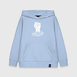 Толстовка детская хлопковая Клуб бойцов, цвет: мягкое небо