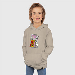 Толстовка детская хлопковая One-Punch Man Ванпанч, цвет: миндальный — фото 2