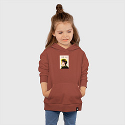 Толстовка детская хлопковая Техен хороший мальчик, цвет: кирпичный — фото 2