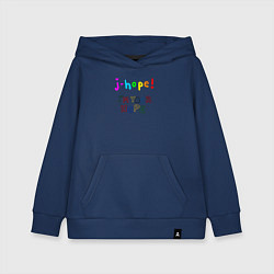 Толстовка детская хлопковая BTS J-hope! Im Your Hope, цвет: тёмно-синий