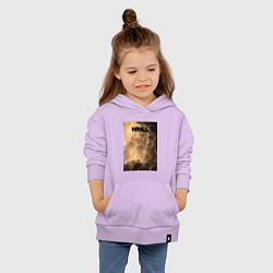 Толстовка детская хлопковая Kirill небосвод, цвет: лаванда — фото 2