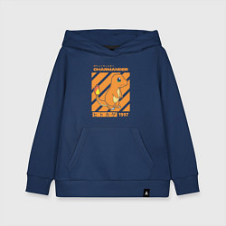 Толстовка детская хлопковая Покемоны Чармандер Charmander, цвет: тёмно-синий