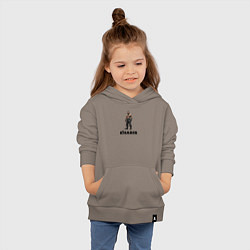 Толстовка детская хлопковая Хабиб Нурмагомедов стиль, цвет: утренний латте — фото 2