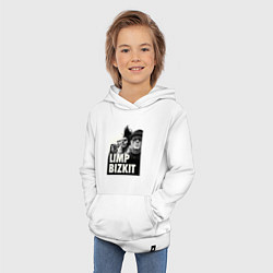 Толстовка детская хлопковая Limp Bizkit all, цвет: белый — фото 2