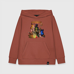 Толстовка детская хлопковая Капитолий - Сэр Троглодит, цвет: кирпичный