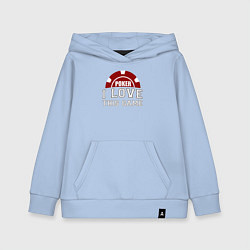 Толстовка детская хлопковая Покер - люблю эту игру, цвет: мягкое небо