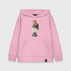 Толстовка детская хлопковая Момо Аясэ НЛО, цвет: светло-розовый