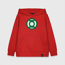 Детская толстовка-худи Green lantern logo