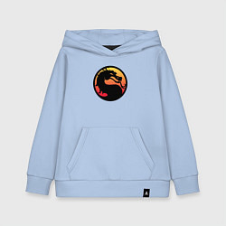 Толстовка детская хлопковая Mortal Kombat, цвет: мягкое небо