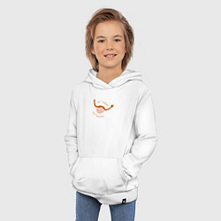 Толстовка детская хлопковая Би Пеппи, цвет: белый — фото 2