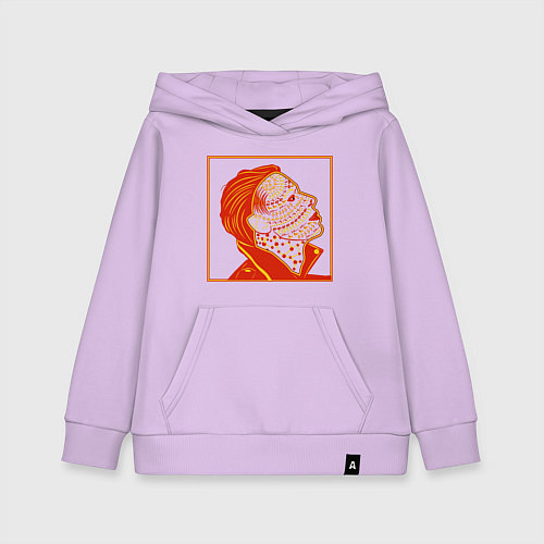 Детская толстовка-худи Найк Борзов / Лаванда – фото 1