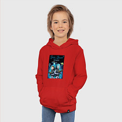 Толстовка детская хлопковая Rick and Morty - space special forces, цвет: красный — фото 2
