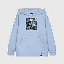 Толстовка детская хлопковая Rick and Morty - we are Venom, цвет: мягкое небо