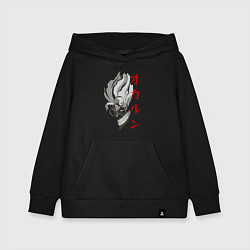 Толстовка детская хлопковая Дандадан: Окарун, цвет: черный