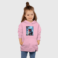 Толстовка детская хлопковая Ventotoro - we are Venom meme, цвет: светло-розовый — фото 2