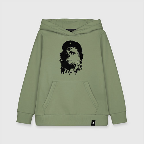 Детская толстовка-худи Star wars - Chewie Guevara / Авокадо – фото 1