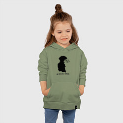 Толстовка детская хлопковая Ковбой Бибоп Спайк Шпигель Аниме, цвет: авокадо — фото 2