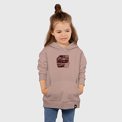 Толстовка детская хлопковая Автомобили для стритрейсинга, цвет: пыльно-розовый — фото 2