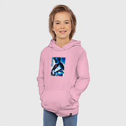 Толстовка детская хлопковая Ты мой космос, цвет: светло-розовый — фото 2