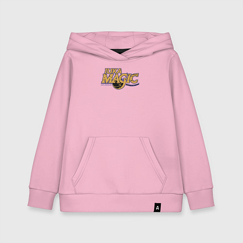 Детская толстовка-худи Luka magic basketball / Светло-розовый – фото 1
