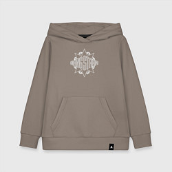 Толстовка детская хлопковая Gang Starr, цвет: утренний латте